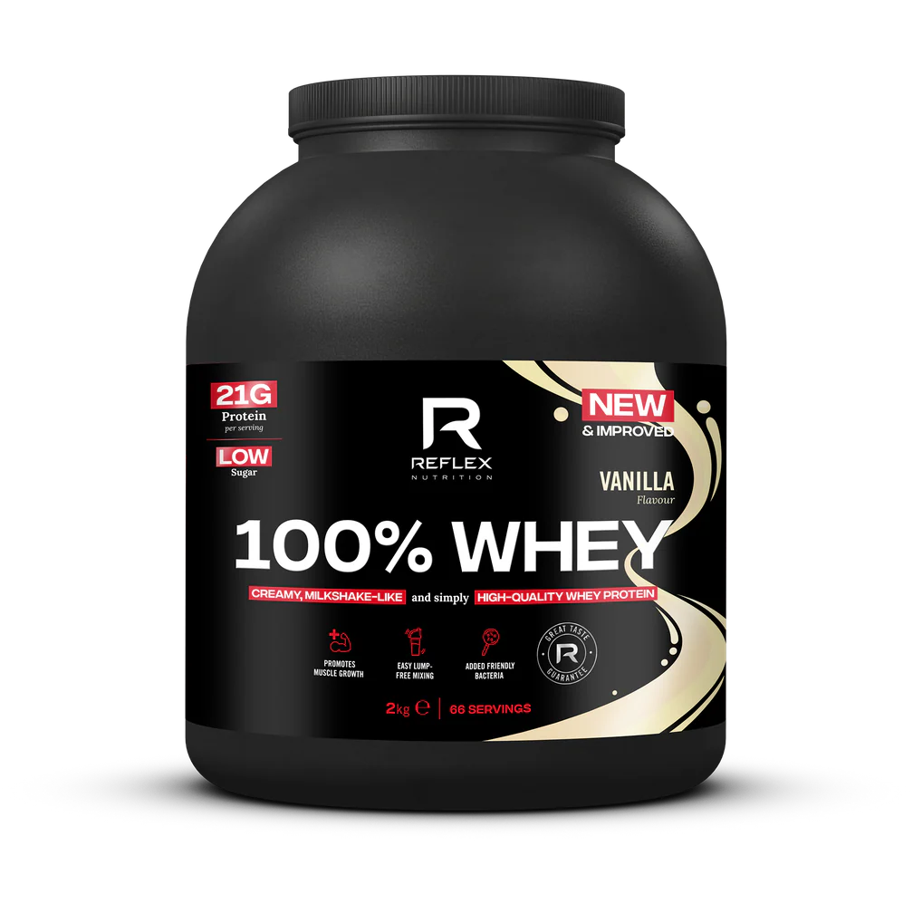 Reflex Nutrition 100% Whey Protein 2kg – High Protein Whey Powder