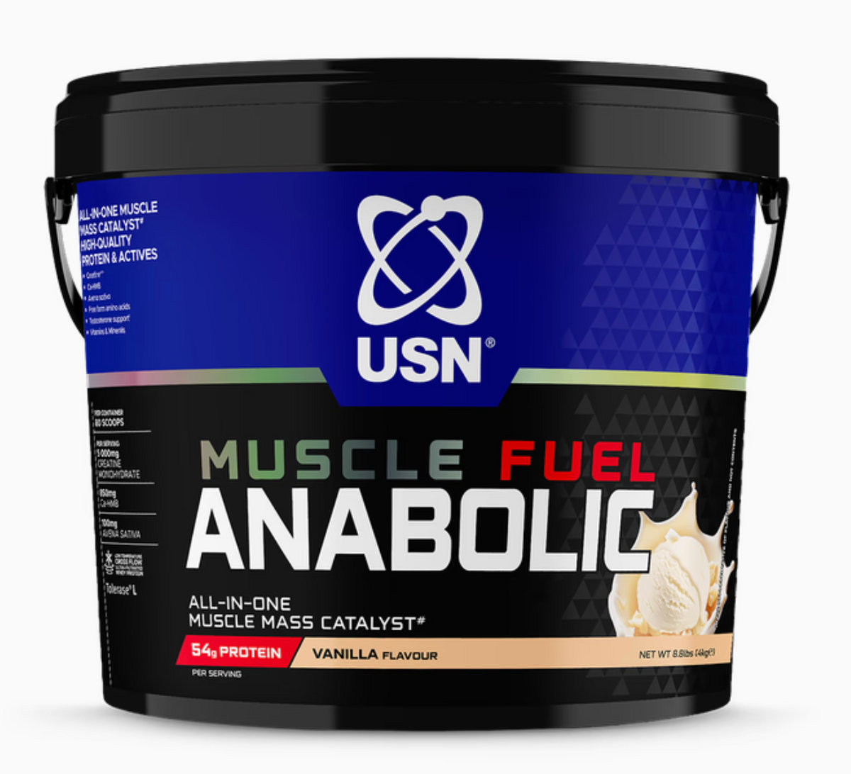 USN Muscle Fuel Anabolic Vanilla 4kg mass gainer