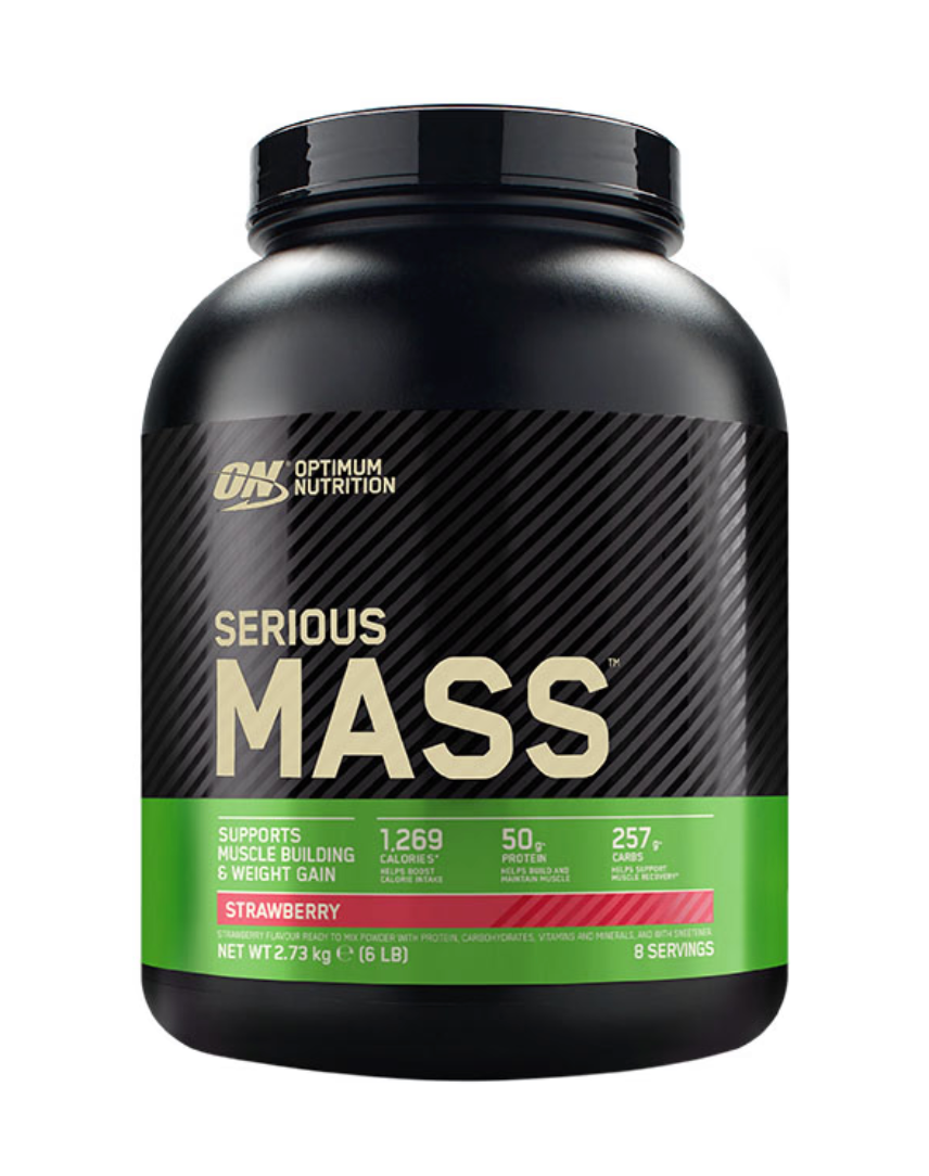 Optimum Nutrition Serious Mass Strawberry 2.73kg mass gainer