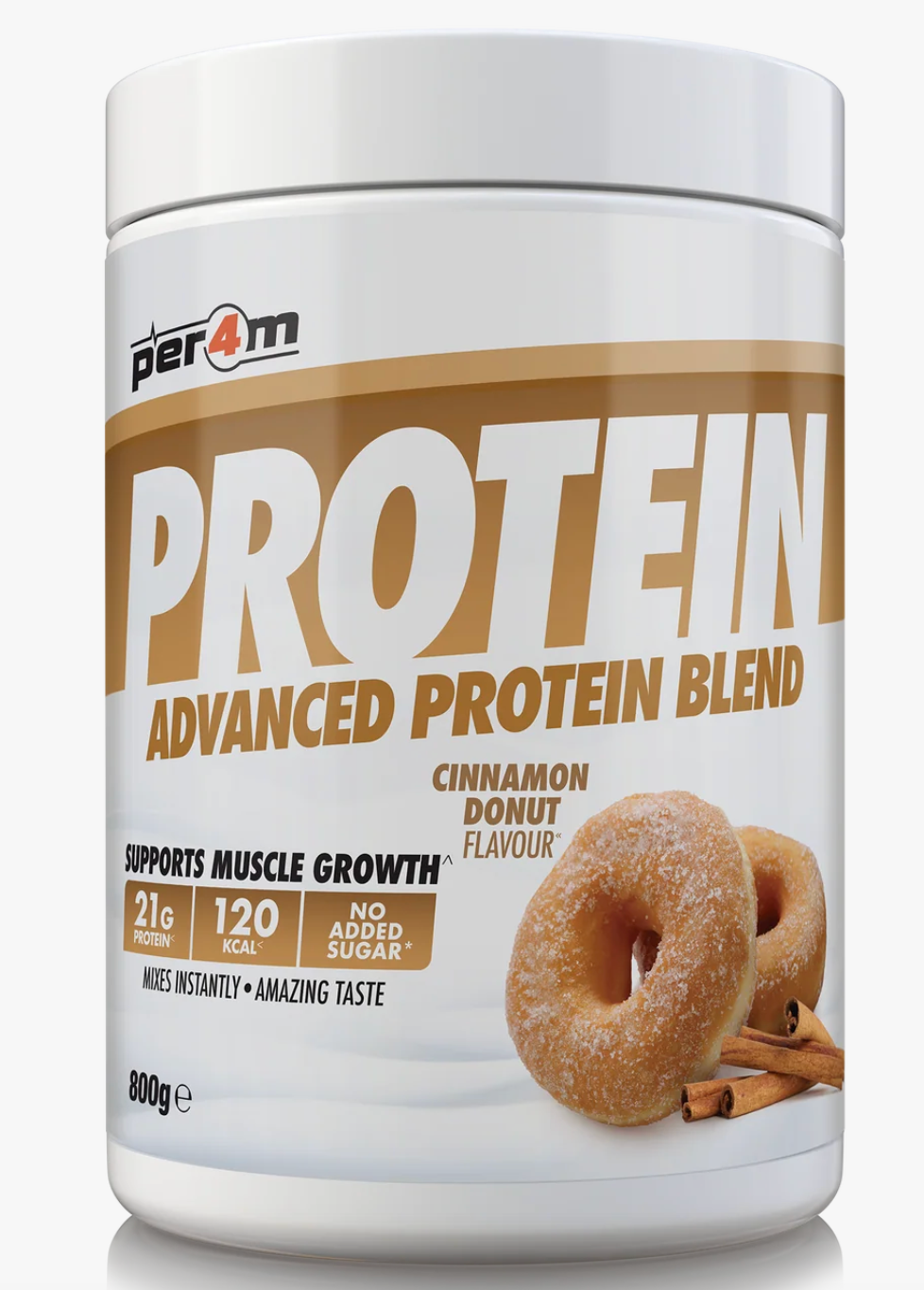PER4M Advanced Protein Blend Cinnamon Donut 800g protein powder