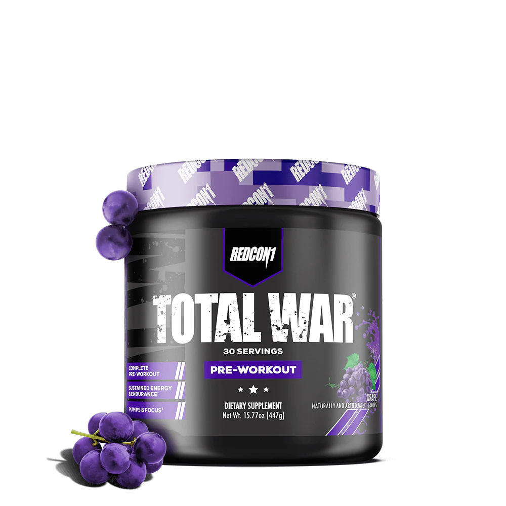 REDCON1 TOTAL WAR Grape high-stim pre-workout 30 servings
