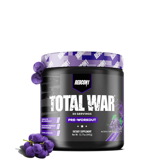 REDCON1 TOTAL WAR Grape high-stim pre-workout 30 servings
